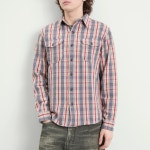 더블알엘(RRL) | 더블알엘 체크 셔츠 782P05339001 Lee Check Shirt Rl-801 Blue/Cream/Red 151177819 | 트렌비