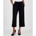 Anne Klein Essentials | Anne Klein Essentials 페티트 크롭드 팬츠 쁘띠 크롭 Petite Cropped Pull-On Pants 24875875 Anne Black... 