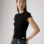 리바이스(Levis) | 리바이스 드라이 굿스 와플 캡 슬리브 티셔츠 003PW0001 Dry Goods Waffle Cap-sleeve Tee 143214223 | 트렌비