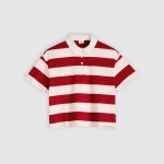 리바이스(Levis) | 리바이스 릴렉스 핏 토리 스트라이프 크리스탈 레드 폴로 셔츠 004GQ0004 Aries Rugby Polo Shirt 151680637 | 트렌비