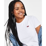 리바이스(Levis) | 리바이스 여성 더 퍼펙트 크루넥 코튼 티셔츠 넥 Womens The Perfect Crew Neck Cotton T-Shirt 10423303 White... 