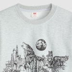 리바이스(Levis) | 리바이스 릴렉스 그래픽 크루넥 맨투맨 그레이 387120465 스웻셔츠 Relaxed Graphic Crewneck Sweatshirt... 