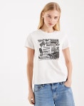 리바이스(Levis) | 리바이스 빈티지 그래픽 프린트 티셔츠 화이트 Perfect T-Shirt in Weiß mit Vintage-Grafikprint... 
