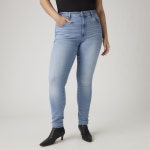 리바이스(Levis) | 리바이스 슬림 핏 블루 웨이브 라이트 워시 스키니 진 188820601 하이 여성 데님 721 High Rise Skinny Womens... 