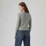 리바이스(Levis) | 리바이스 슬림 핏 미디엄 헤더 그레이 헨리 티셔츠 003QN0007 Dana Henley 148195810 | 트렌비