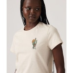 리바이스(Levis) | 리바이스 그래픽 로고 코튼 티셔츠 여성 Womens Perfect Graphic Logo Cotton T-shirt 7449989 Cactus With Hat... 