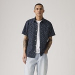 리바이스(Levis) | 리바이스 키란 지오 프린트 블루 티셔츠 866270314 반팔 클래식 스탠다드 핏 셔츠 Short-sleeve Classic... 