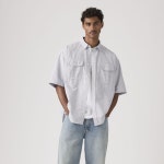 리바이스(Levis) | 리바이스 루즈핏 오버사이즈 옥스포드 셔츠 005GI0001 반팔 루즈 Short-sleeve Pacifica Loose Oxford Shirt... 
