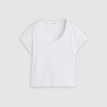 리바이스(Levis) | 리바이스 슬림 핏 브라이트 화이트 티셔츠 006MU0000 모자 슬리브 Sweetie Cap Sleeve Tee (plus Size) 153201815... 