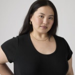 리바이스(Levis) | 리바이스 슬림핏 블랙 티셔츠 006MU0001 모자 슬리브 Sweetie Cap Sleeve Tee (plus Size) 153201840 | 트렌비