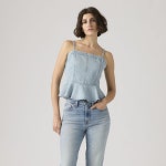 리바이스(Levis) | 리바이스 앤더슨 플라운스 탑 005EX0002 Anderson Flounce Top 153201720 | 트렌비