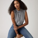 리바이스(Levis) | 리바이스 론딘 반팔 포퍼 탑 005EU0002 Londyn Short-sleeve Popover Top 153477902 | 트렌비