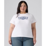 리바이스(Levis) | 리바이스 트렌디 플러스 사이즈 로고 코튼 티셔츠 Trendy Plus Size Perfect Logo Cotton T-Shirt 11171463... 