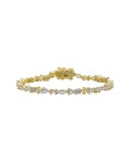 주느비에브(Genevive) | 주느비에브 CZ 테니스 팔찌 14k 오버 실버 14K Over Silver Tennis Bracelet 255849219 151582289 | 트렌비