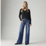 리바이스(Levis) | 리바이스 318 쉐이핑 와이드 레그 청바지 다크 워시 001PZ0001 여성 데님 Shaping Wide Leg Womens Jeans... 