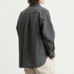 SAGE NATION | SAGE NATION 체크 오버사이즈 셔츠 S075 GYC Chisholm Check Shirt S075-GYC Grey/Yellow 153897181 | 트렌비