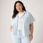 리바이스(Levis) | 리바이스 캠프 셔츠 006NM0000 Bennie Camp Shirt (plus Size) 154035530 | 트렌비