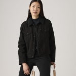 리바이스(Levis) | 리바이스 슬림 핏 블랙 셔파 트러커 자켓 361360020 오리지날 양털 Original Sherpa Trucker Jacket 42709432... 