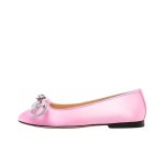 Mach & Mach | Mach & Mach 더블 보우 발레리나 플랫 핑크 R24-S0380-CRP-922-PINK 스카프 트윌리 플랫슈즈 Double Bow Ballerina... 
