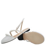 Mach & Mach | Mach & Mach 진주 장식 발레리나 슈즈 화이트 PF24-S0749-010-NAP-WHT-WHITE 신발 Pearl-Embellished Sirene Ballerina... 