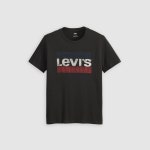 리바이스(Levis) | 리바이스 스탠다드 핏 스포츠웨어 로고 그래픽 티셔츠 블랙 396360050 Standard Fit Levis® Sportswear Logo... 