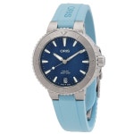 오리스(Oris) | 오리스 아쿠아스 자동 블루 다이얼 여성 시계 01 733 7770 4155-07 4 18 65FC 오토매틱 Aquis Automatic Blue Dial... 