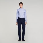 산드로(Sandro) | 산드로 남성 스트라이프 셔츠 Striped shirt SHPCM01564A351 151676628 | 트렌비