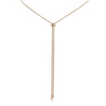 APM Monaco | APM Monaco 로즈 골드 데인티 파베 조절 가능 목걸이 PC6707OX 모나코 파브 Rose Gold Dainty Pave Adjustable... 