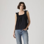 리바이스(Levis) | 리바이스 안트라사이트 블랙 면 블라우스 005EJ0000 코튼 Meg Cotton Blouse 155619516 | 트렌비