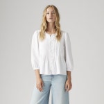리바이스(Levis) | 리바이스 지나 린넨 혼합 블라우스 001RP0002 블렌드 Gina Linen Blend Blouse 123400263 | 트렌비
