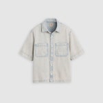 리바이스(Levis) | 리바이스 박시핏 반팔 셔츠 005GN0002 박시 Short-sleeve Mechanic Boxy Shirt 155628656 | 트렌비
