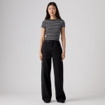 리바이스(Levis) | 리바이스 하이 라이즈 스트레이트 레그 블랙 진 001UP0003 배기 경량 여성 데님 Cinch Baggy Lightweight Women... 