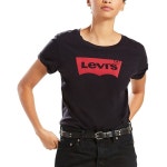 리바이스(Levis) | 리바이스 그래픽 로고 코튼 티셔츠 여성 Womens Perfect Graphic Logo Cotton T-Shirt 7449989 Black 117110136... 
