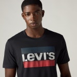 리바이스(Levis) | 리바이스 스탠다드 핏 스포츠웨어 로고 그래픽 티셔츠 블랙 396360050 Standard Levis® Sportswear Logo... 