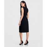 Connected | Connected 여성 벨트 슬리브리스 드레스 쁘띠 민소매 Petite Belted Sleeveless Dress 26458260 Blk 158857139 | 트렌비