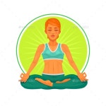 Vector Illustration Of a Girl Yoga by vectorpocket | GraphicRiver Vector Illustration Of a Girl Yoga