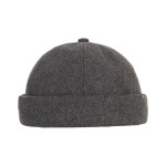 에이랜드 [VARZAR] [바잘] 블랙 스터드 포인트 와치캡 그레이