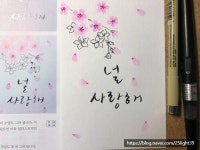 [알라딘서재]수성펜 수채화 캘리그라피 수성펜 수채화 캘리그라피