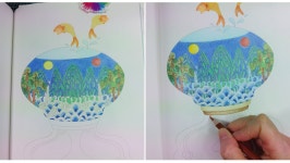 [알라딘서재]행운과 복을 부르는 재미있는 사계절 민화 컬러링북 행운과 복을 부르는 재미있는 사계절 민화 컬러링북 