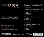 알라딘: [중고] 자댕 : 3개의 현악 사중주 [중고] 자댕 : 3개의 현악 사중주