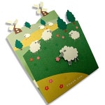 알라딘: 행복한 양떼들 카드 행복한 양떼들 카드