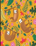알라딘: Planner 2020: Orange Sloth 2020 Diary, A Day To A Page Sloth Planner For The Year With To Do List, Cute Sloth 2020...