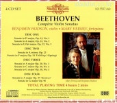 알라딘: 베토벤 : 바이올린 소나타 전곡 (4disc) 베토벤 : 바이올린 소나타 전곡 (4disc)