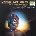 31 »Pariser« • Nr. 40 • Nr. 41 »Jupiter« [중고] Karl Bohm - Symphonien Nr. 31 »Pariser« • Nr. 40 • Nr. 41 »Jupiter«