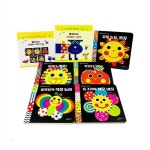 [시공주니어]sassy 오감발달 그림책세트(전5권)(같이놀자까꿍/찾았다어흥/맛있다냠냠/알록달록색깔놀이/동그라미세모네모) /사은품랜덤... 