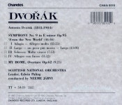 [수입] 안토닌 드보르작 : 교향곡 9번, 나의 집 서곡 OP.62... 서곡 OP.62 | 드보르작 (Antonin Dvorak) 작곡, 예르비 (Neeme Jarvi) 지휘, Ro