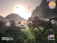 알라딘: 3D 직소퍼즐 트리케라톱스와 티라노사우루스 2 (300조각) 3D 직소퍼즐 트리케라톱스와 티라노사우루스 2 (300조각)