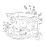 [중고] 카페 & 푸드 컬러링북 | 알라딘 [중고] 카페 & 푸드 컬러링북