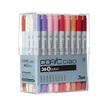 POOM | 코픽 챠오 트윈마카 36색 A B C D E세트 코픽 챠오 트윈마카 36색 A B C D E세트