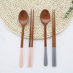 POOM | 모리다인 크리미 파스텔 우드 수저세트 모리다인 크리미 파스텔 우드 수저세트